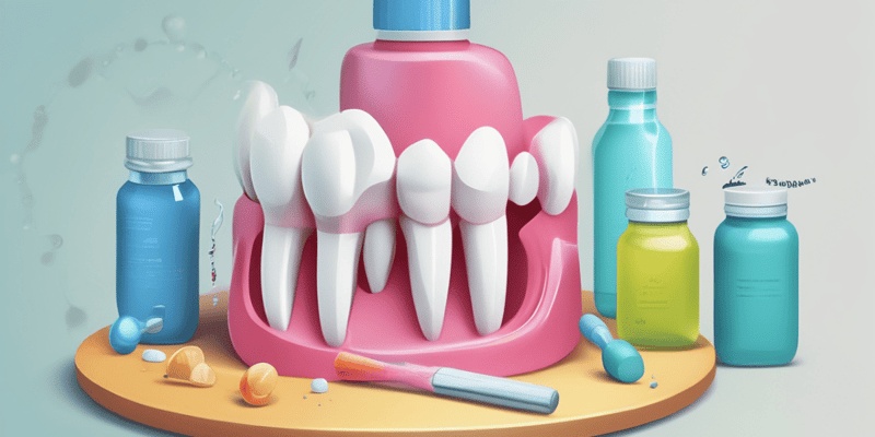 Dental Prevention Strategies Quiz