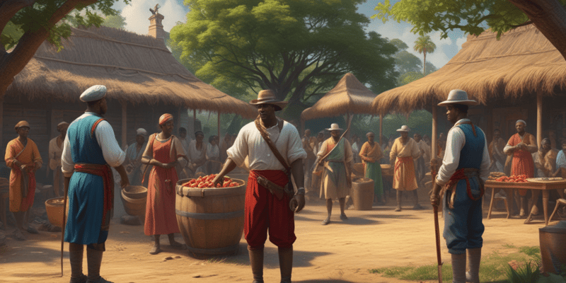 Colonial Economy in America: Slave Trade and Slavery