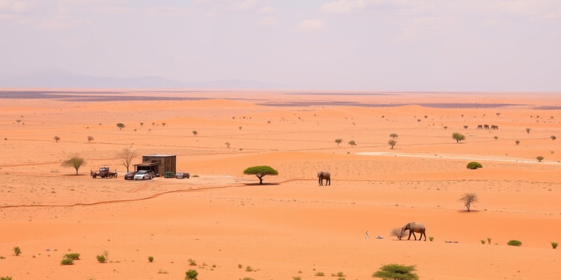 Diagrama Desiertos/Planicies Afrikano