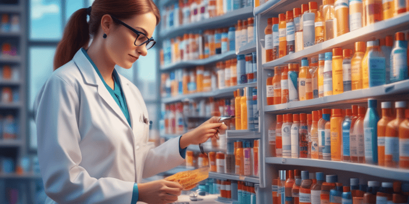 Pharmacotherapeutic Management Quiz