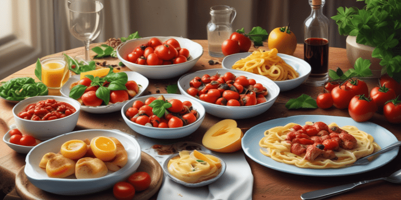 Italian Cuisine and Eating Habits