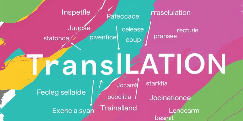 TRS200 Unit 1: Introduction to Translation