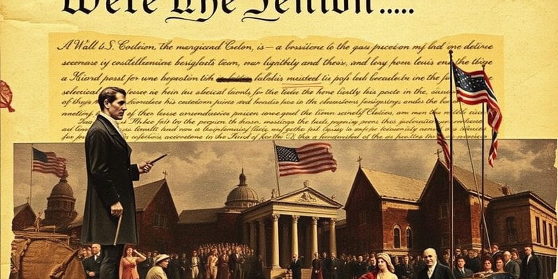 Constitutional Convention and Amendments