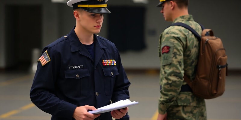 Navy Recruiting Command Guidelines Quiz