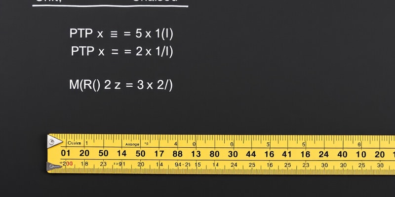 Physics Unit Conversions Flashcards