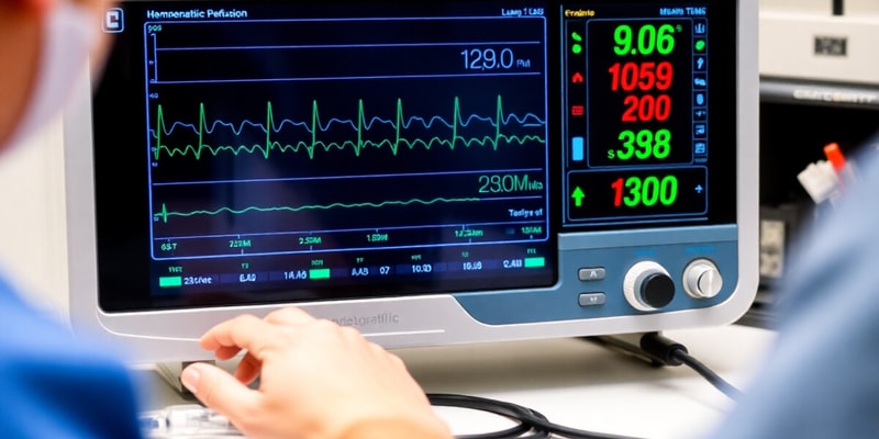 NUR 486 Hemodynamic Monitoring Quiz