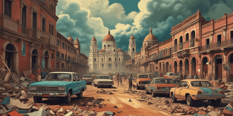 Historia de México: El Terremoto de 1985