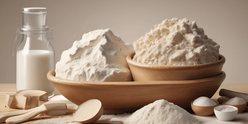 Flour Characteristics in Baking