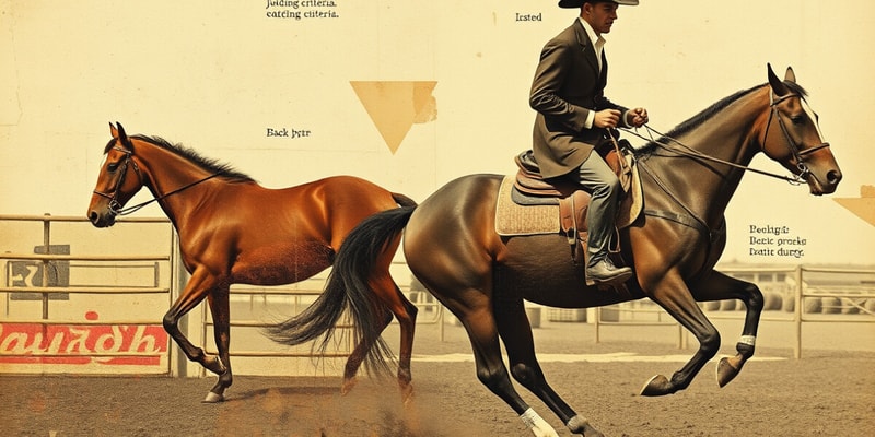 Judging Criteria in Western Horsemanship