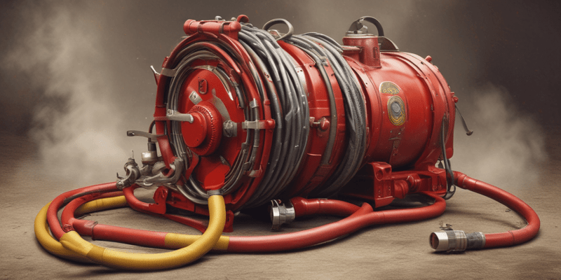 Firefighting Equipment: 1.78" Hose