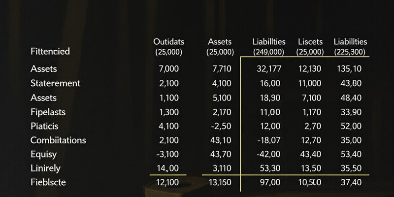 Statement of Financial Position Overview