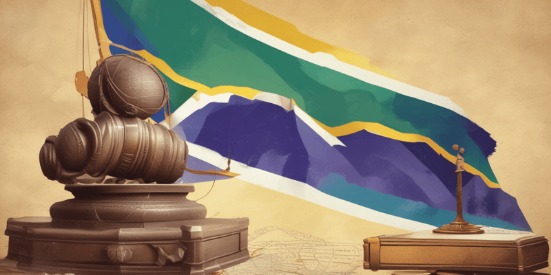 South African Law: Statutory Interpretation
