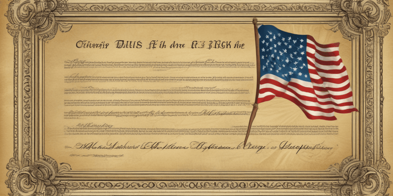 US Bill of Rights Amendments