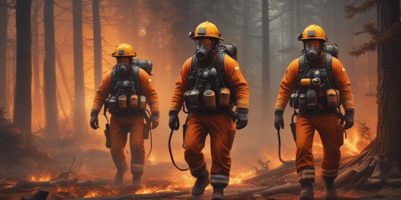 Tactics for fighting forest fires