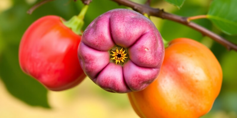 Rose Family Subfamilies and Fruits