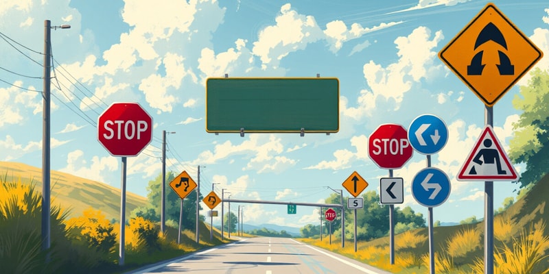 Traffic Signs and Their Meanings Quiz