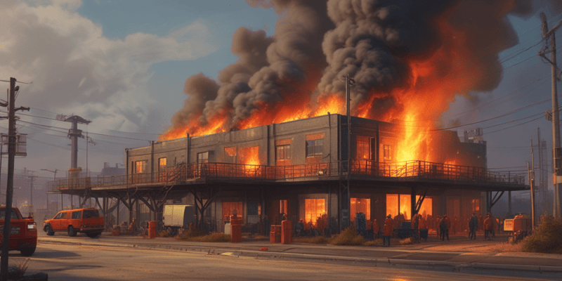 Evaluation of Industrial Fire - Construction Characteristics