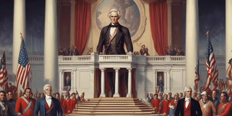 Andrew Jackson Presidency and Indian Removal Act Quiz