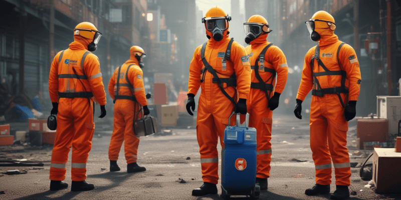 503: Hazardous Materials Team Guideline 503.00 Quiz