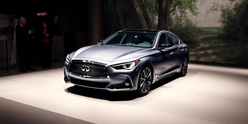 INFINITI Vehicle Unveiling Procedure