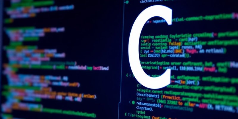 C Programming Language Overview