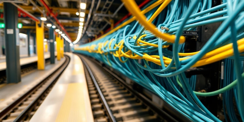 Planning Cable Routes for Railway Telecom