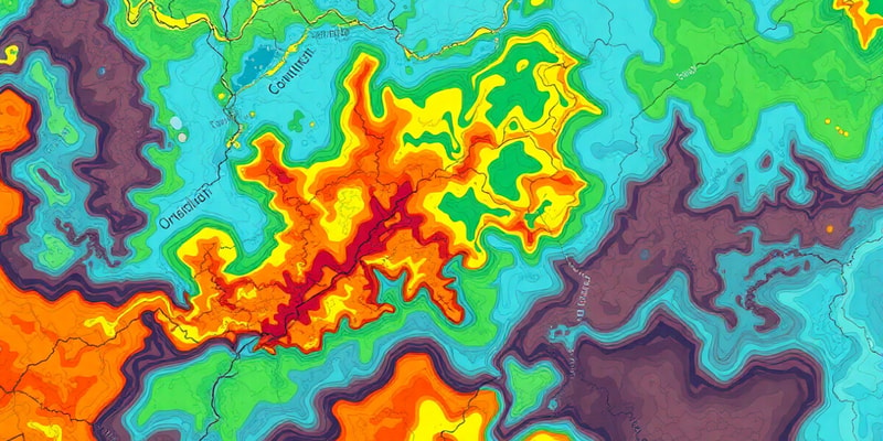 Definiciones Clave de Cartografía y Terreno Forestal