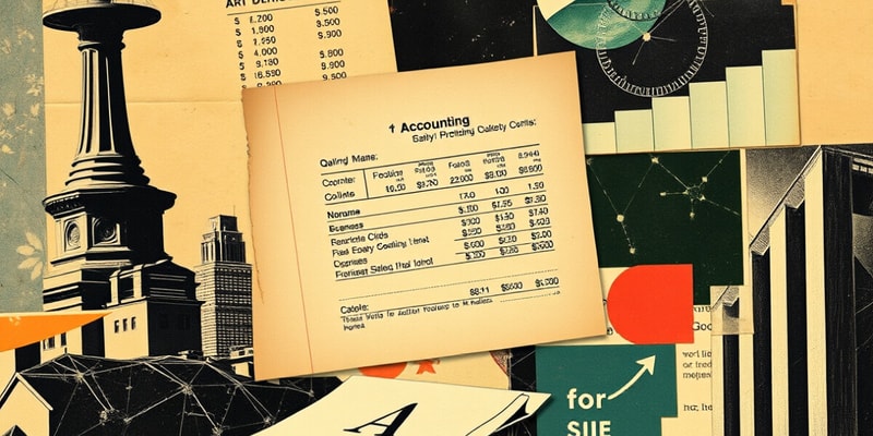 Financial Statements Flashcards