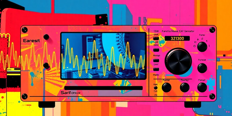 Function/Arbitrary Waveform Generator Quiz