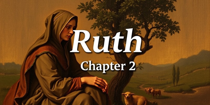 Ruth Bible Bowl Chapter 2 Flashcards