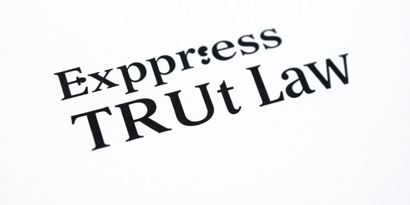 W6 | Express Trusts: Concept Certainty & Creation