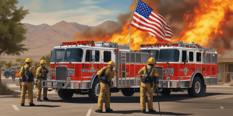 Southern Nevada Fire Operations Flag Etiquette Procedures Quiz