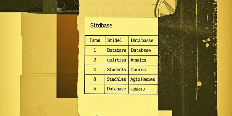 SQL Practical Exercises