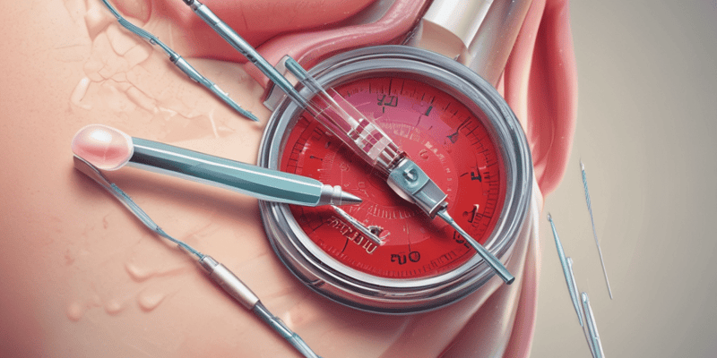 Common Venipuncture Needle Gauges and Types Quiz