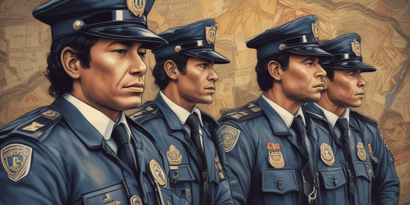 Colombian Police Duties and Rights