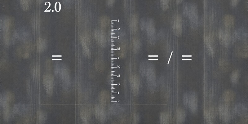 Standard Form Multiplication and Division