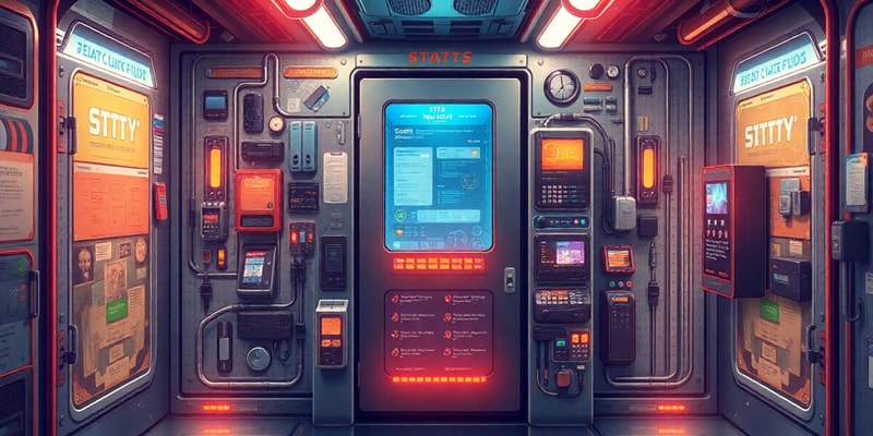 Data Storage Types and Ticket Machine Overview