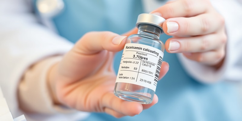 Parenteral Medications Dosage Calculation