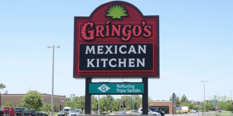 Gringo's Mexican Kitchen Menu Quiz