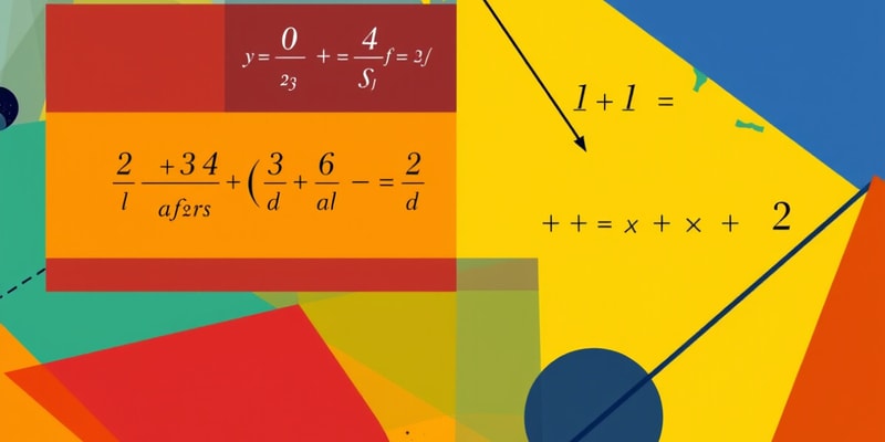 Elementary Algebra Formulas Flashcards