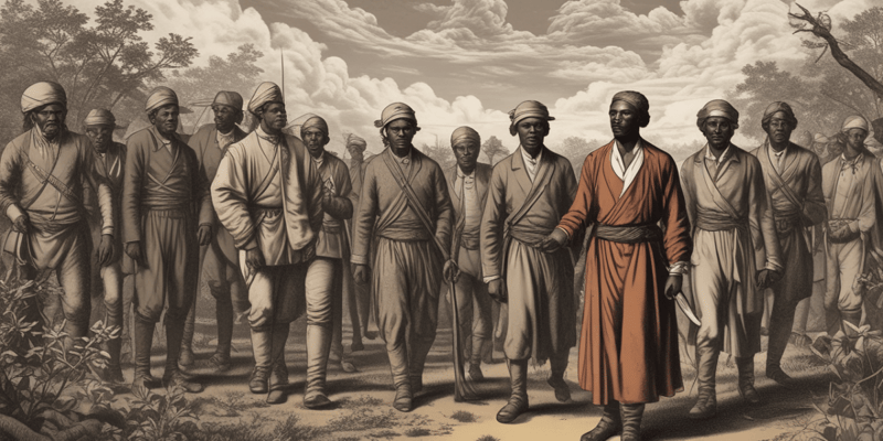Escape and Emancipation of Enslaved Laborers