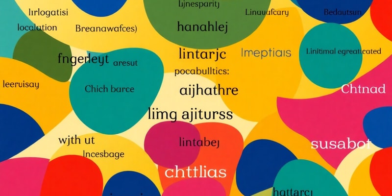 Overview of the English Language