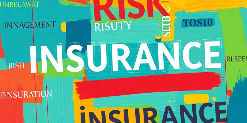 Insurance Concepts and Terminology Quiz