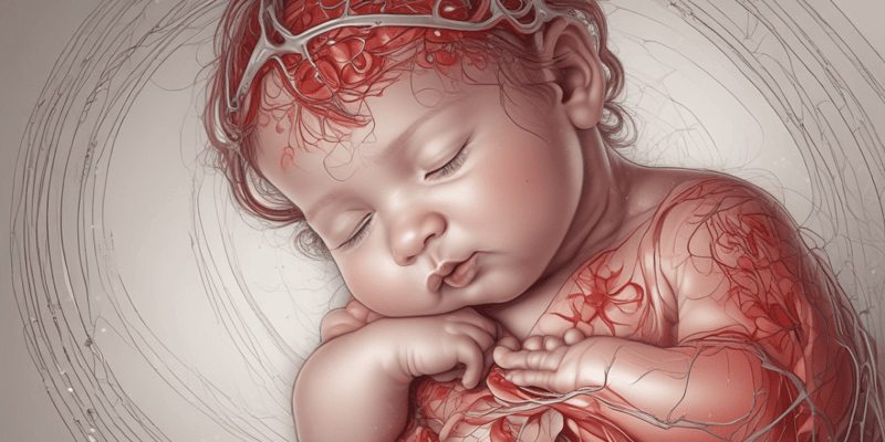 Cardiovascular System in a Newborn Baby