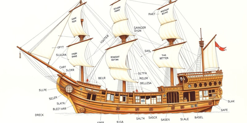 Vocabulary of Pirate Ships