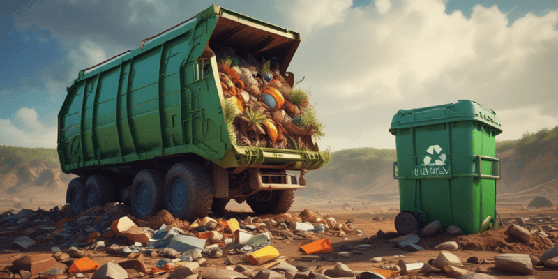 أنواع النفايات القابلة للتحلل