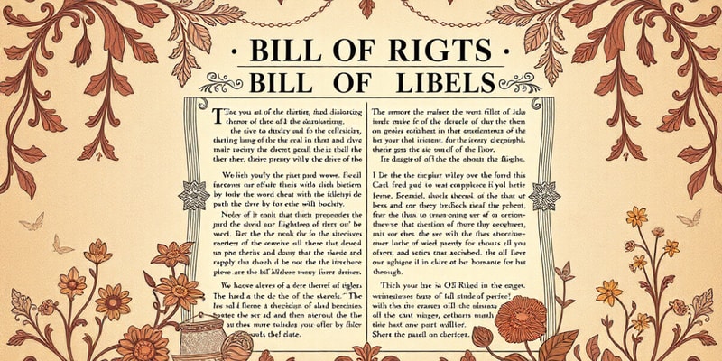 The Bill of Rights Quiz