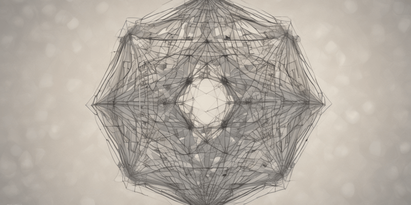 Geometry: Polyhedra and Networks