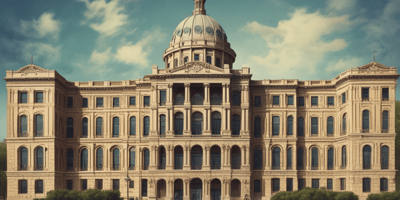 Texas Politics and Legislation