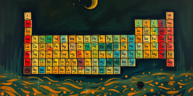 Chemistry Elements Overview